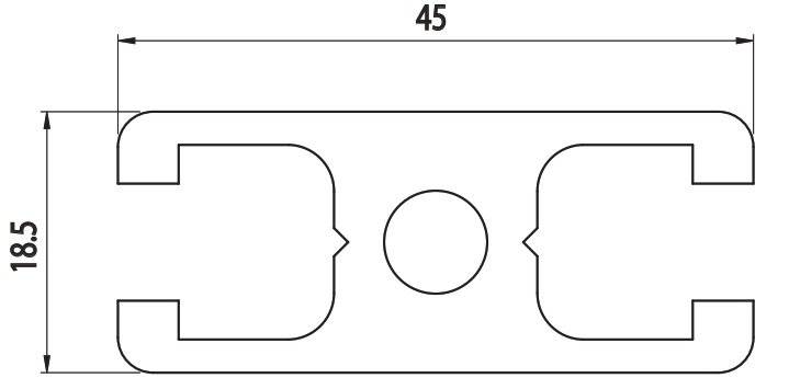 AC 18.5x45  2 slots
