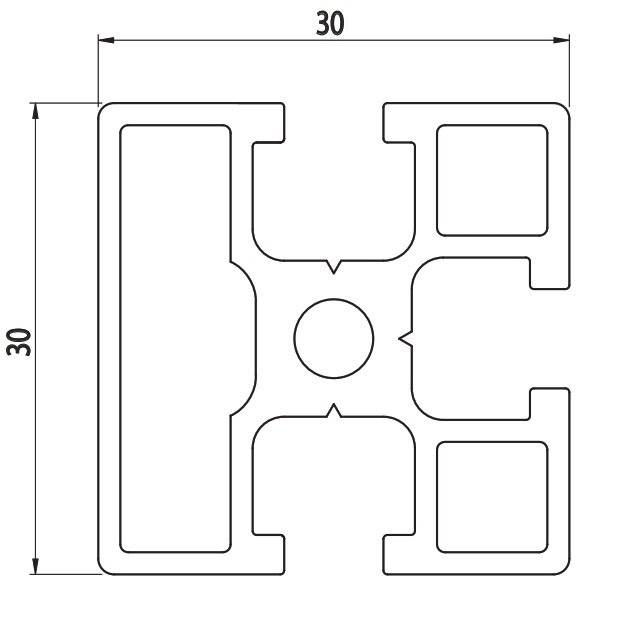 AC 30x30 - 1 Side closed