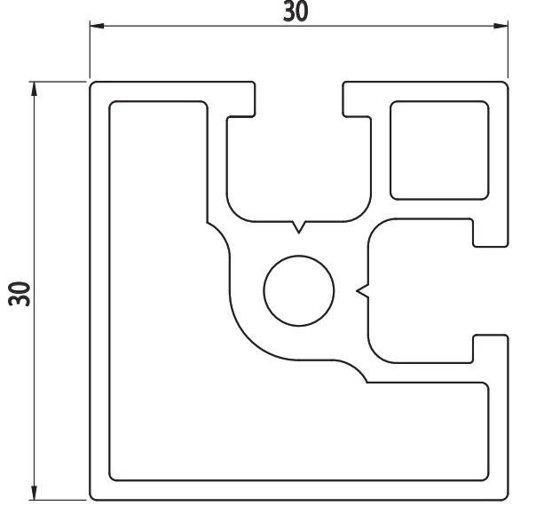AC 30x30 - 2 Side closed