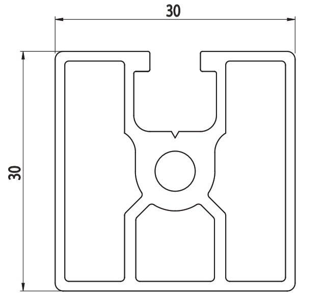 AC 30x30 - 3 Side closed