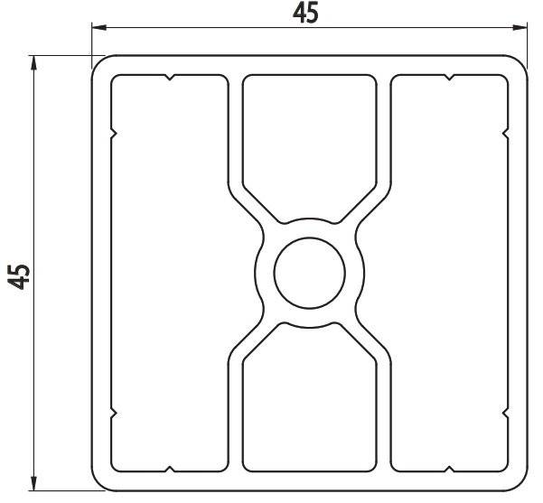 AC 45x45 Closed Light