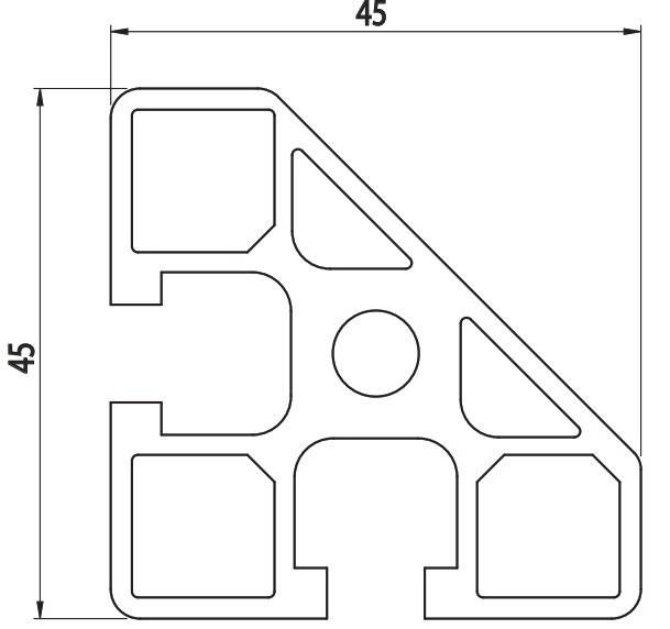AC 45x45 Flat Corner