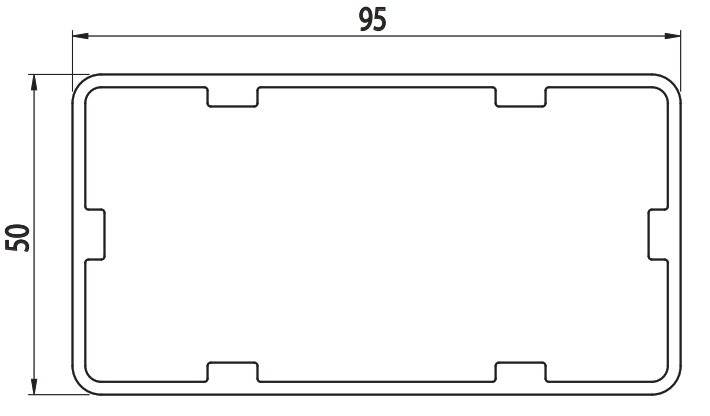 AC 50x95 Telescopic Profile