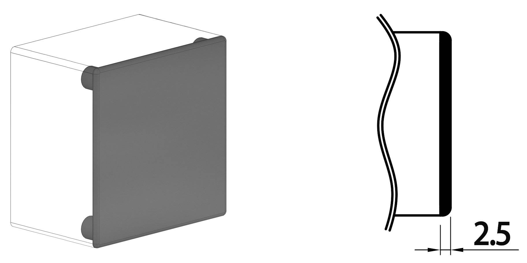 AC 90x90  Closed Slots and Pealable