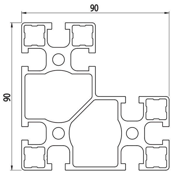 AC 90x90 L Form